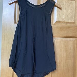 Lulu Black sculpt tank top like new